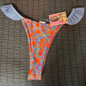 Strawberry Milk Mob Electric Smooch Bikini Bottoms size medium